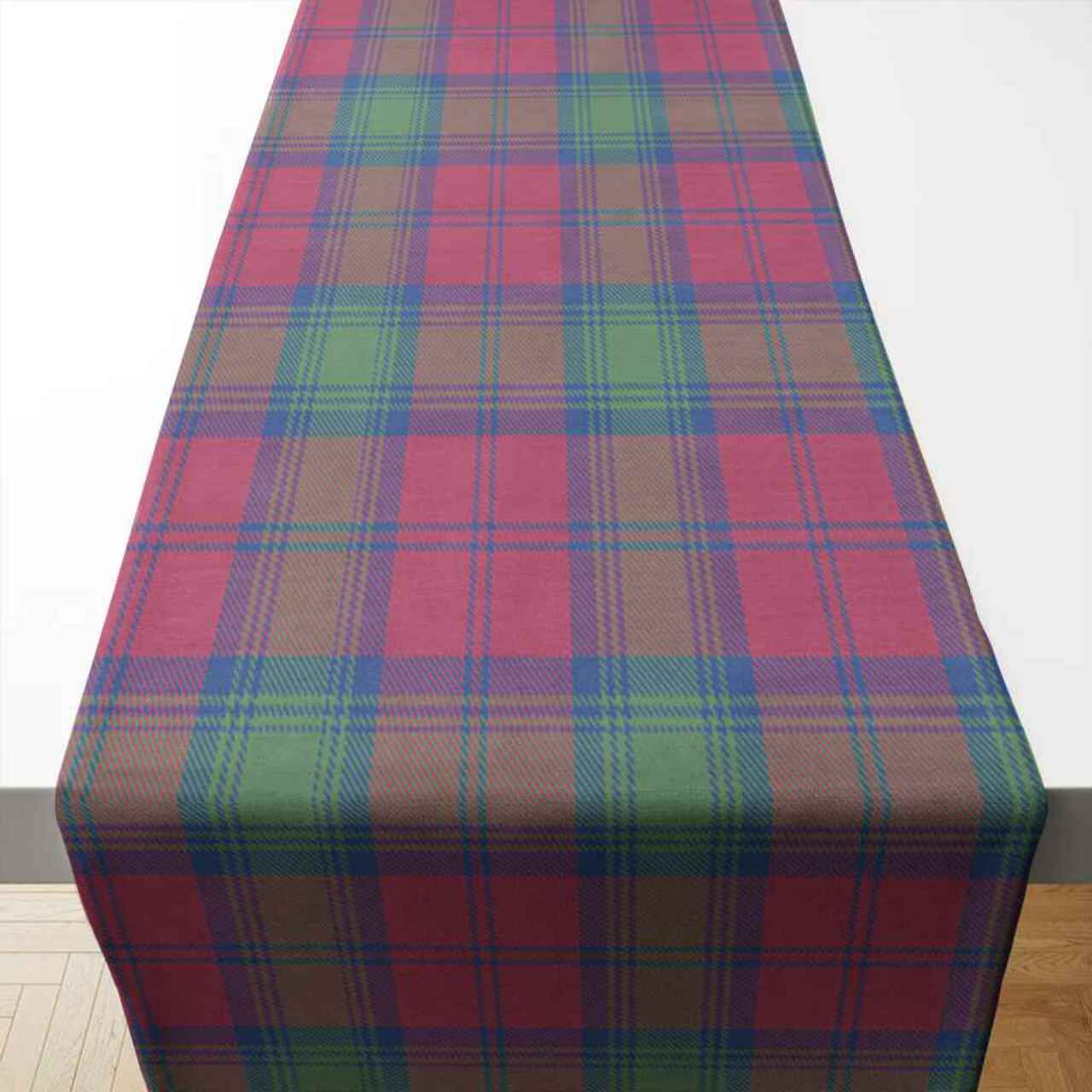 Clan Lindsay Ancient Tartan Table Runner Cotton ZO41 Lindsay Ancient Tartan Tartan Table Runner   
