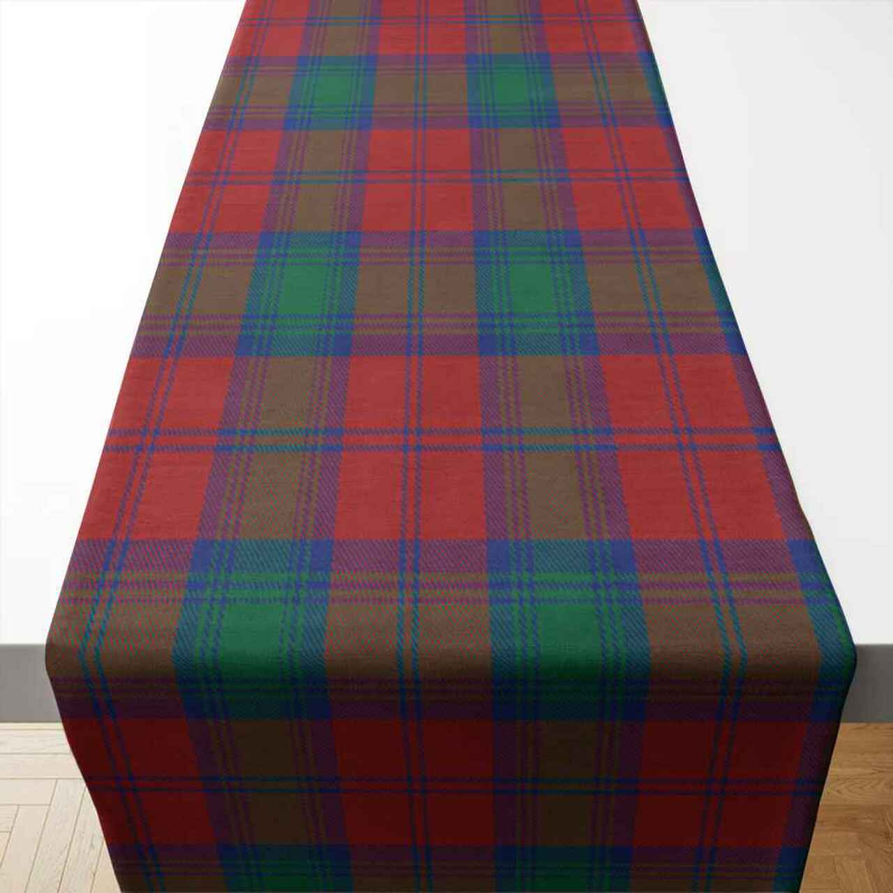 Clan Lindsay Modern Tartan Table Runner Cotton MP69 Lindsay Modern Tartan Tartan Table Runner   