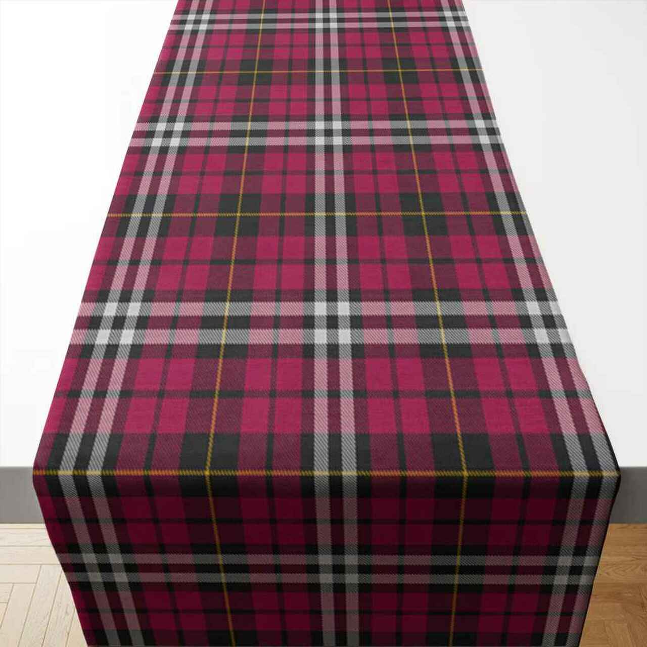 Clan Little Tartan Table Runner Cotton AK82 Little Tartan Tartan Table Runner   