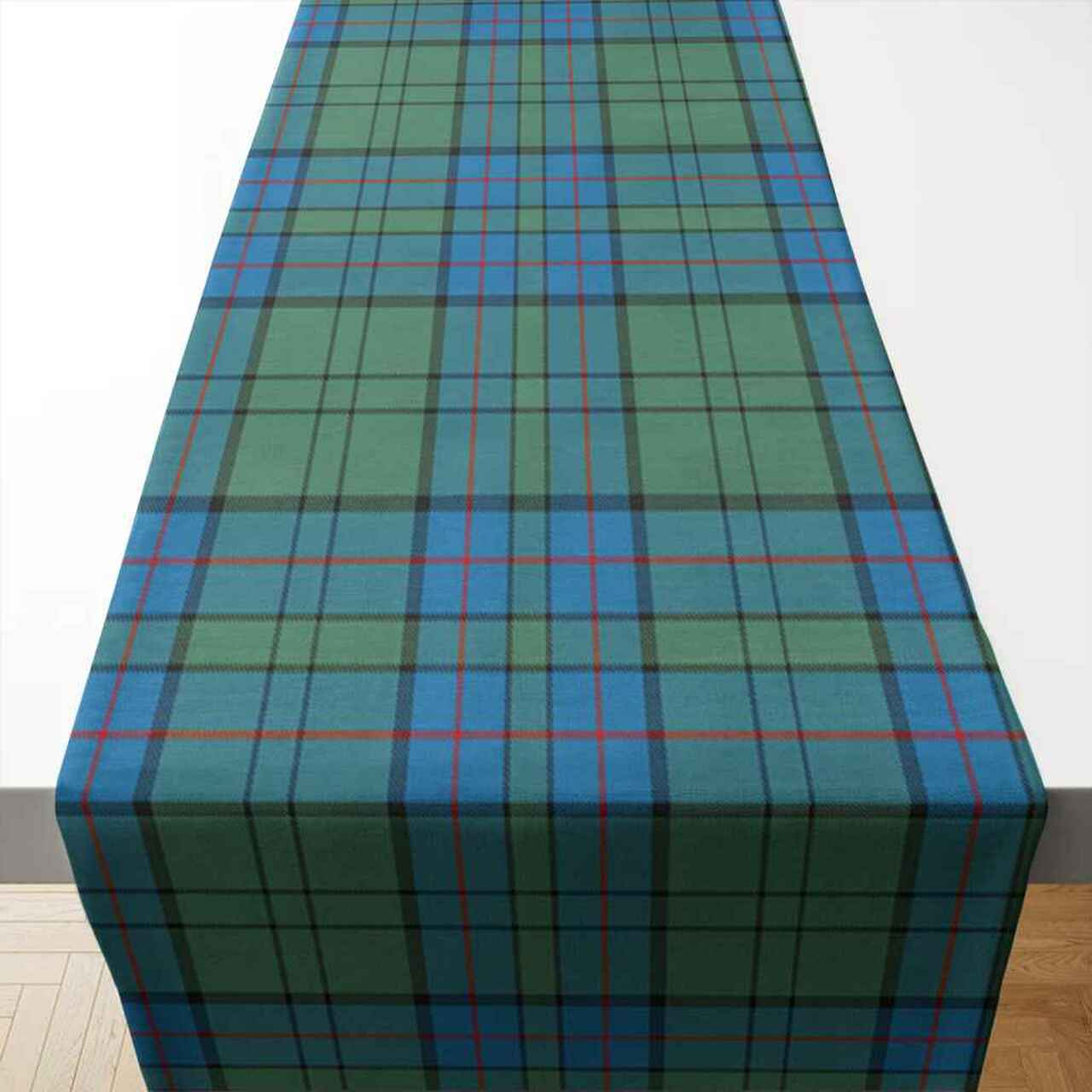 Clan Lockhart Tartan Table Runner Cotton XC14 Lockhart Tartan Tartan Table Runner   