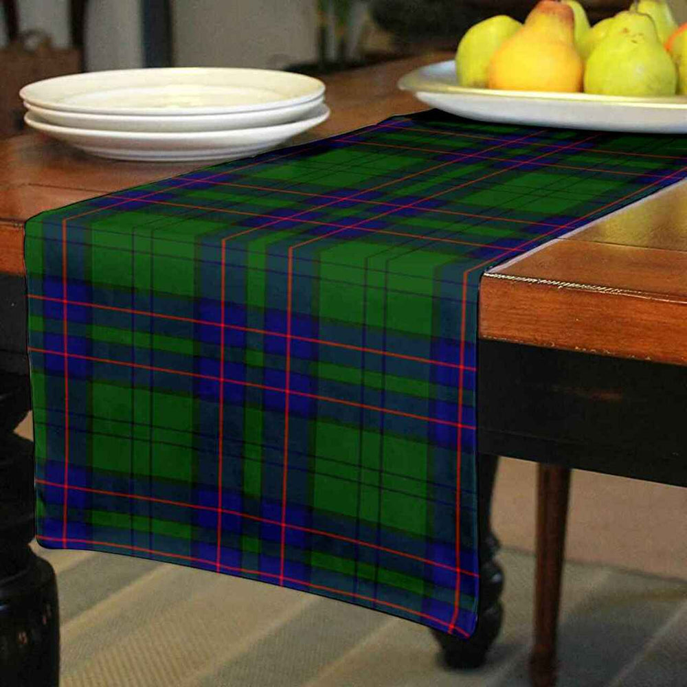 Clan Lockhart Modern Tartan Table Runner Cotton KB15 Lockhart Modern Tartan Tartan Table Runner   