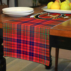 Clan Lumsden Tartan Crest Table Runner Cotton CF26 Lumsden Tartan Tartan Table Runner   