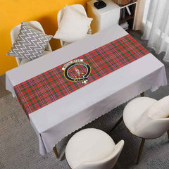 Clan MacAlister Tartan Crest Table Runner Cotton ID90 MacAlister Tartan Tartan Table Runner   