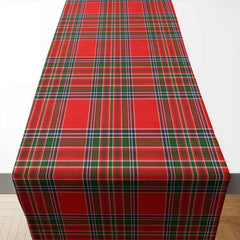 Clan MacBean Modern Tartan Table Runner Cotton WJ48 MacBean Modern Tartan Tartan Table Runner   