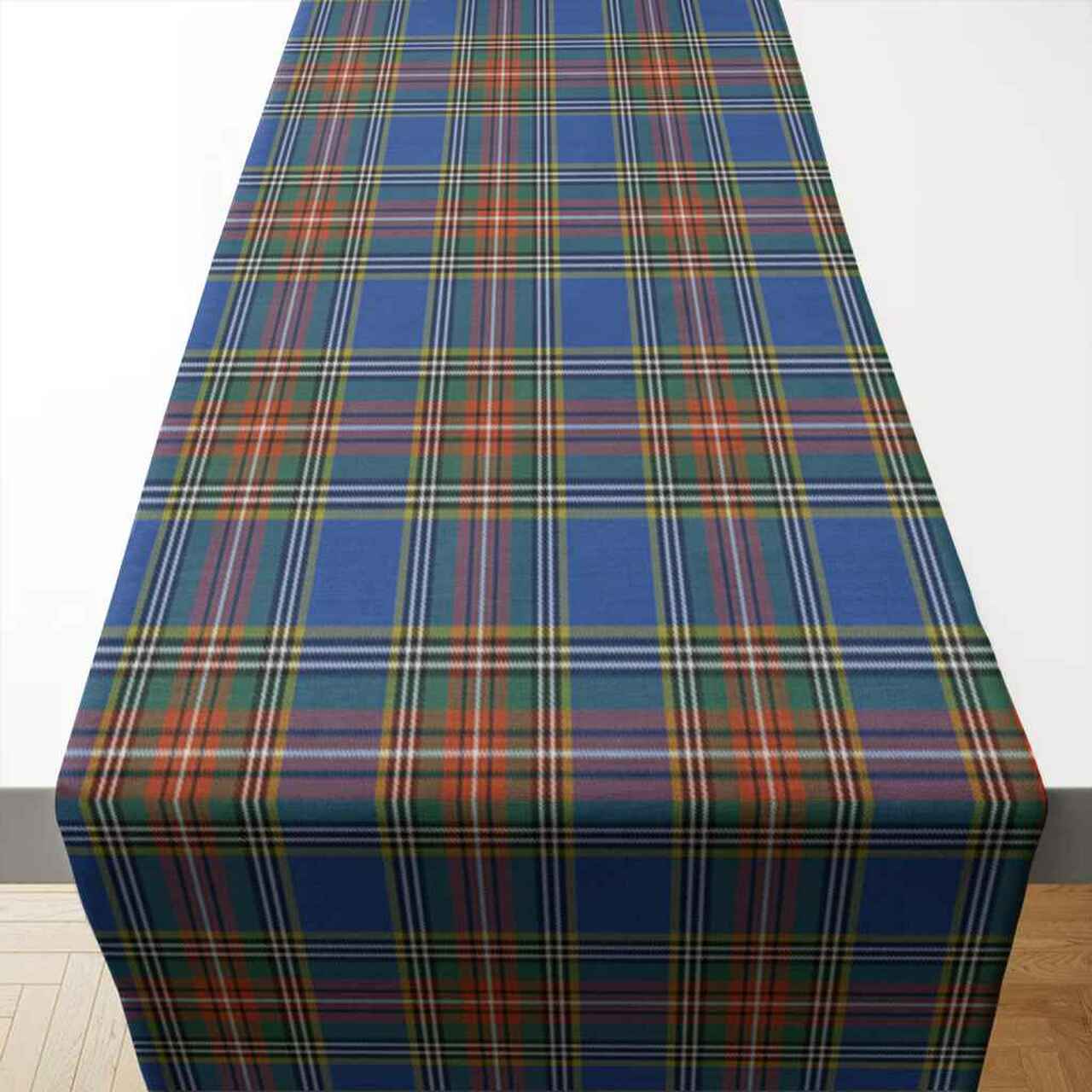 Clan MacBeth Ancient Tartan Table Runner Cotton KJ10 MacBeth Ancient Tartan Tartan Table Runner   