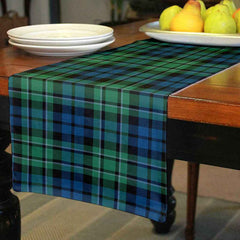 Clan MacCallum Ancient Tartan Table Runner Cotton HC92 MacCallum Ancient Tartan Tartan Table Runner   