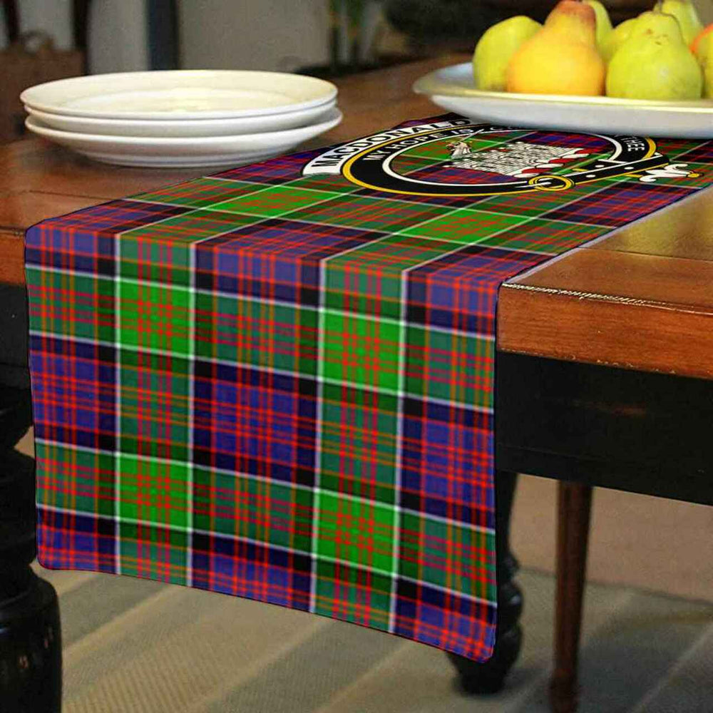 Clan MacDonald (Ranald) Tartan Crest Table Runner Cotton YF30 MacDonald (Clan Ranald) Tartan Tartan Table Runner   