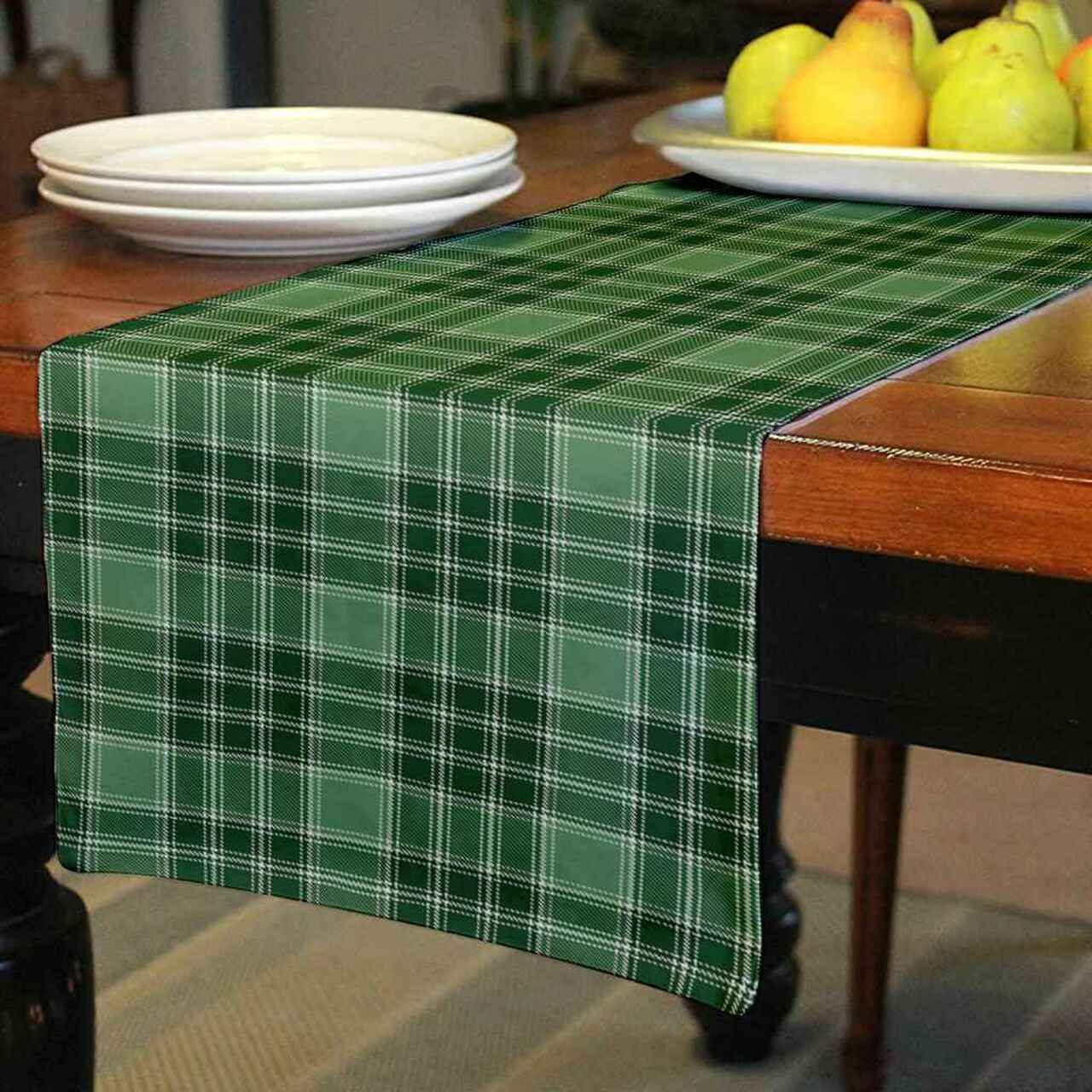 Clan MacDonald Lord of the Isles Hunting Tartan Table Runner Cotton KX21 MacDonald Lord of the Isles Hunting Tartan Tartan Table Runner   