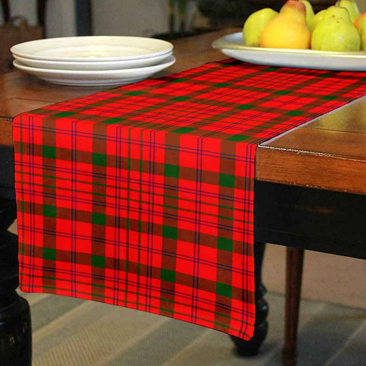 Clan MacDonnell of Keppoch Modern Tartan Table Runner Cotton FR75 MacDonnell of Keppoch Modern Tartan Tartan Table Runner   