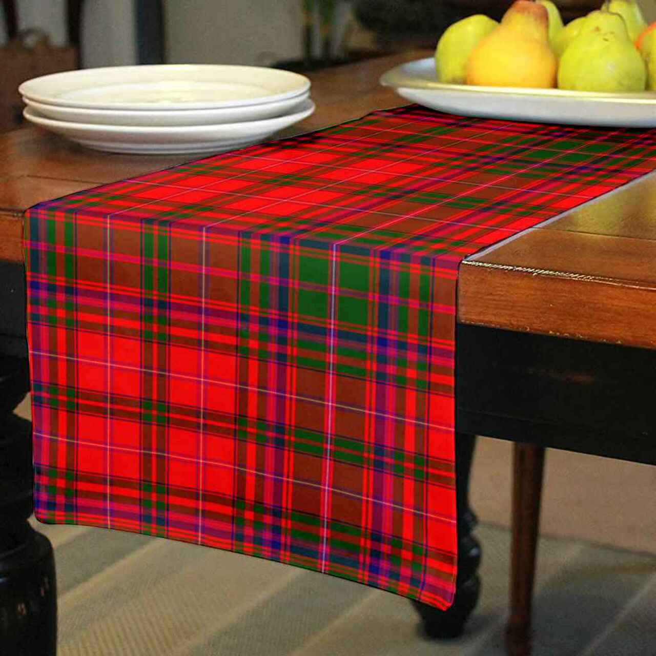 Clan MacDougall Modern Tartan Table Runner Cotton PN79 MacDougall Modern Tartan Tartan Table Runner   
