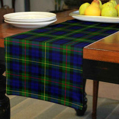 Clan MacEwen Modern Tartan Table Runner Cotton TY87 MacEwen Modern Tartan Tartan Table Runner   