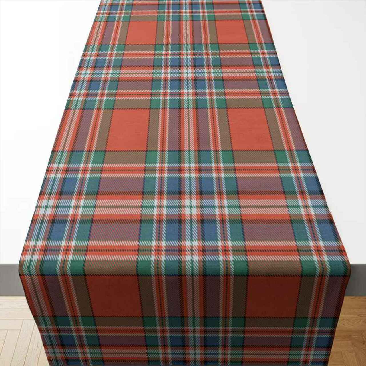 Clan MacFarlane Ancient Tartan Table Runner Cotton MQ99 MacFarlane Ancient Tartan Tartan Table Runner   