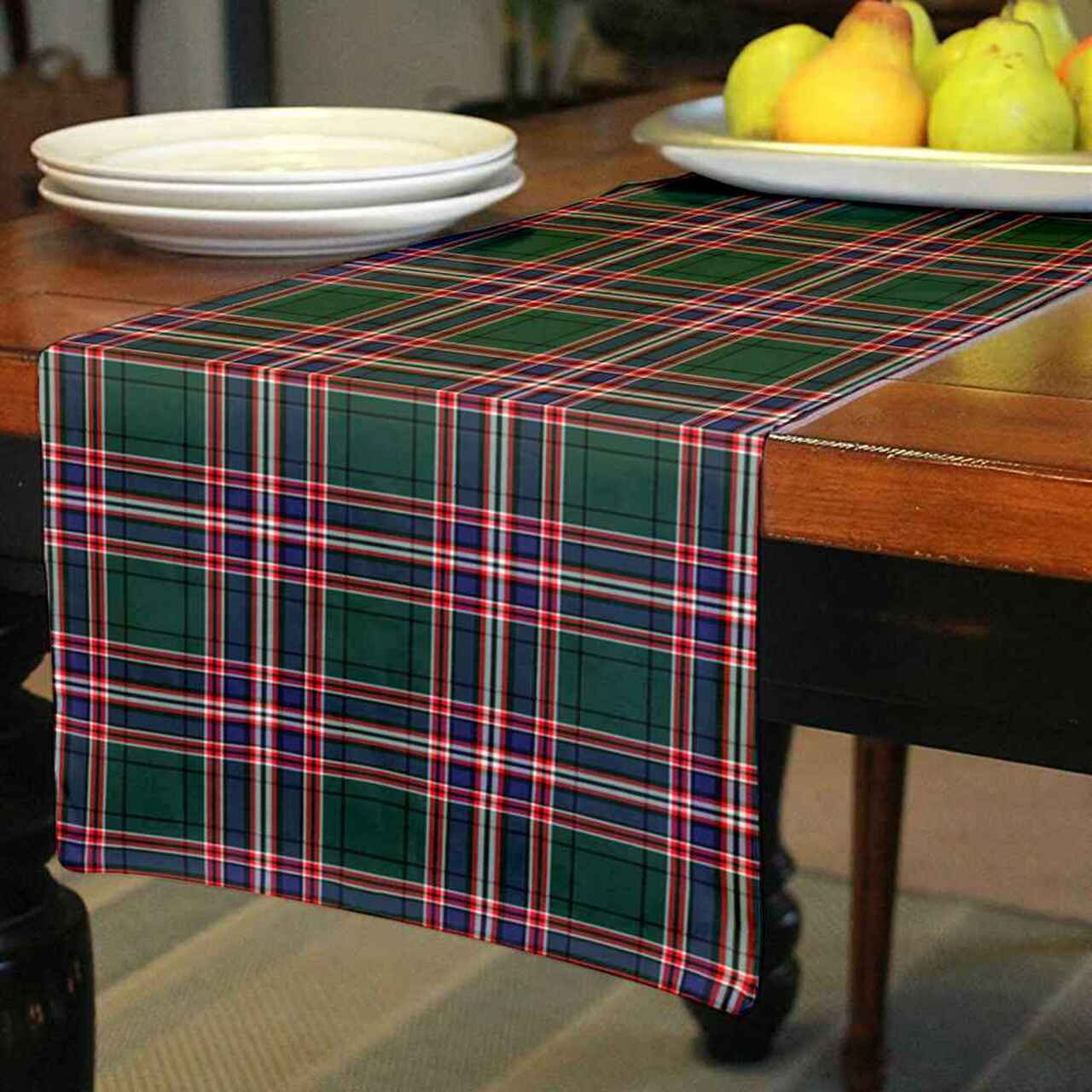 Clan MacFarlane Hunting Modern Tartan Table Runner Cotton ZO92 MacFarlane Hunting Modern Tartan Tartan Table Runner   