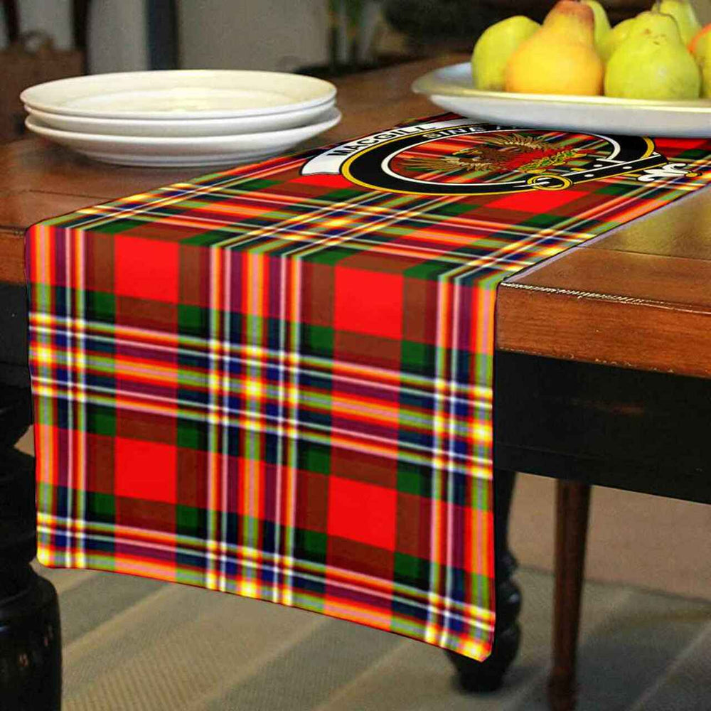 Clan MacGill (Makgill) Tartan Crest Table Runner Cotton FE92 MacGill (Makgill) Tartan Tartan Table Runner   