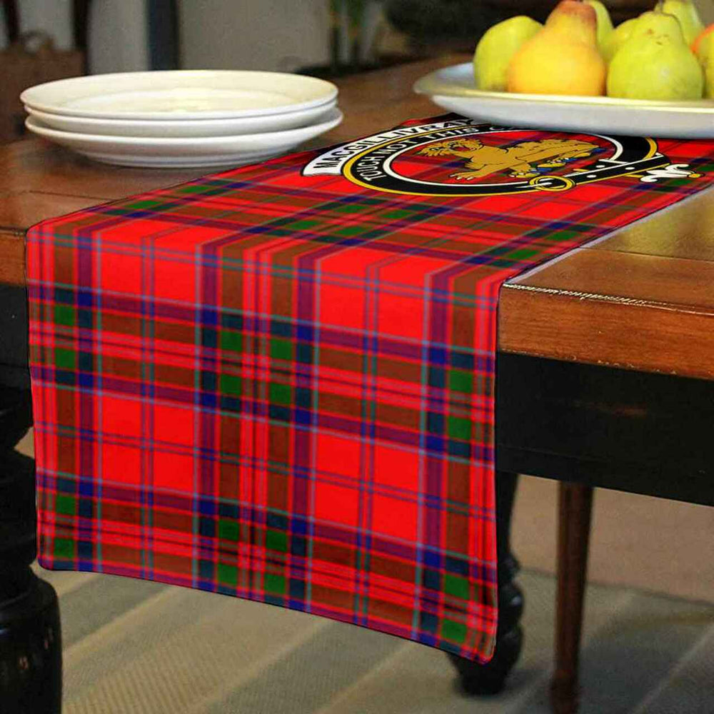 Clan MacGillivray Tartan Crest Table Runner Cotton QC76 MacGillivray Tartan Tartan Table Runner   