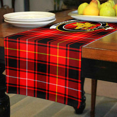 Clan MacIver Tartan Crest Table Runner Cotton WG71 MacIver Tartan Tartan Table Runner   