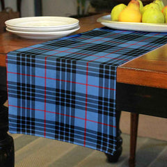 Clan MacKay Blue Tartan Table Runner Cotton PJ52 MacKay Blue Tartan Tartan Table Runner   