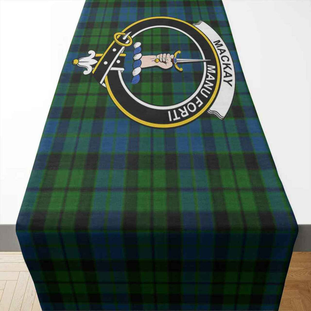 Clan MacKay Tartan Crest Table Runner Cotton BQ88 MacKay Tartan Tartan Table Runner   