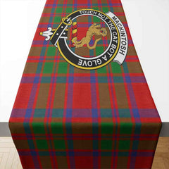 Clan MacKintosh Tartan Crest Table Runner Cotton JE34 MacKintosh Tartan Tartan Table Runner   