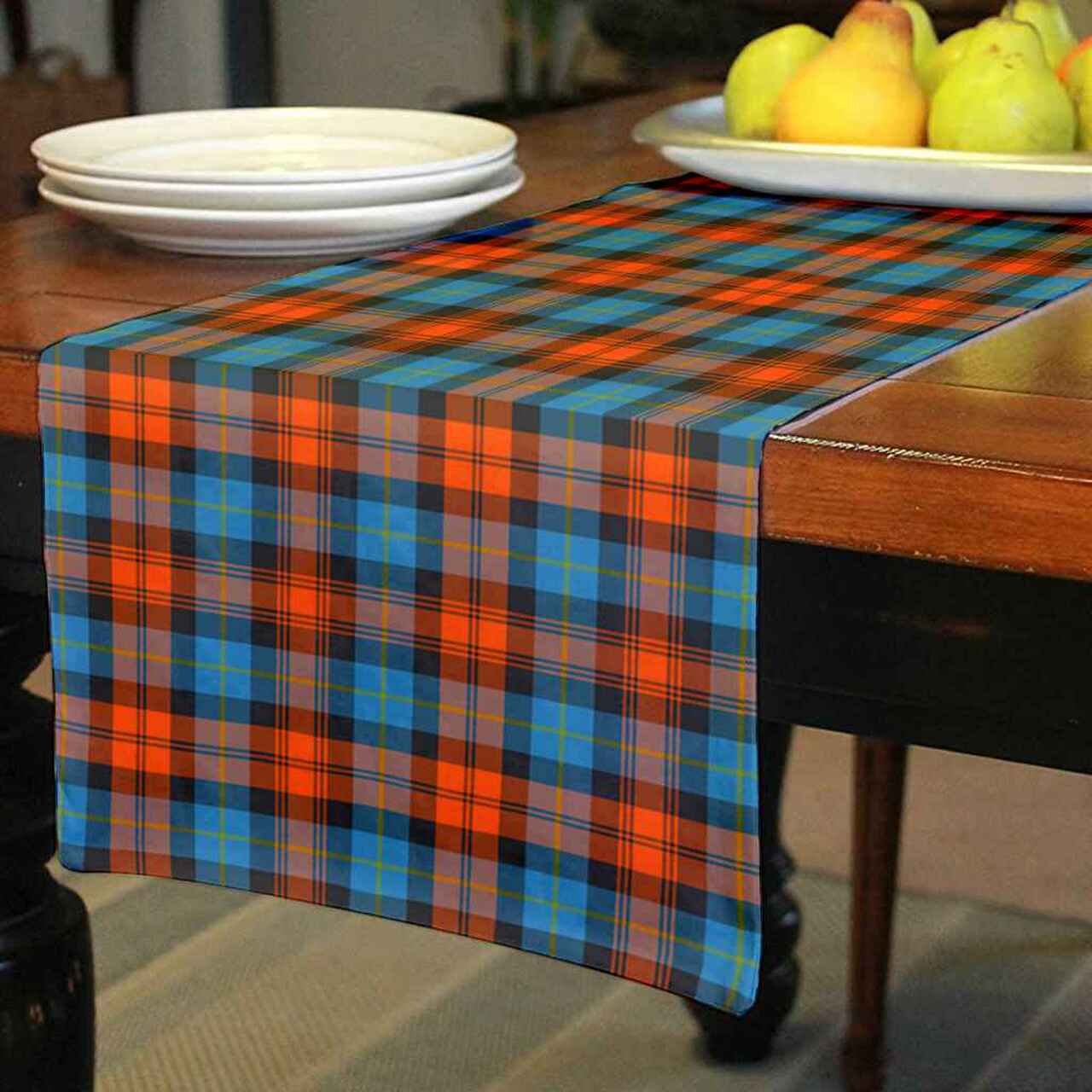 Clan MacLachlan Ancient Tartan Table Runner Cotton QP65 MacLachlan Ancient Tartan Tartan Table Runner   