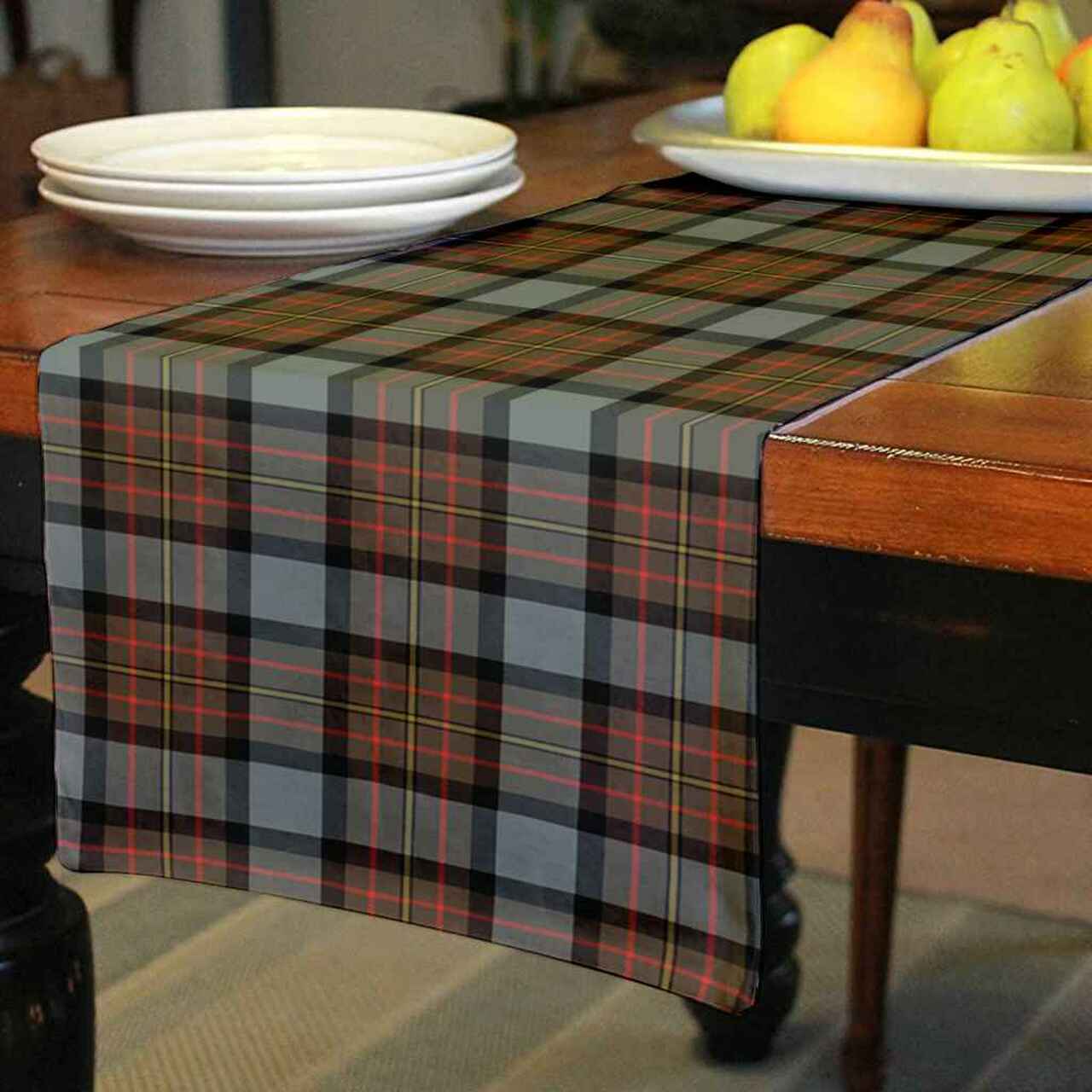 Clan MacLaren Weathered Tartan Table Runner Cotton AL50 MacLaren Weathered Tartan Tartan Table Runner   