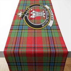 Clan MacLean Tartan Crest Table Runner Cotton MW53 MacLean Tartan Tartan Table Runner   
