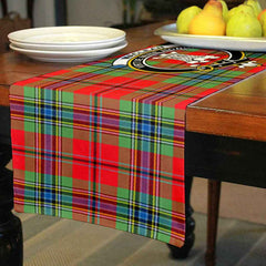 Clan MacLean Tartan Crest Table Runner Cotton MW53 MacLean Tartan Tartan Table Runner   