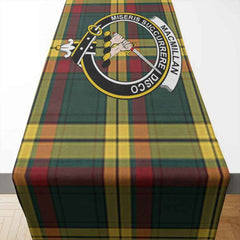 Clan Clan MacMillan Tartan Crest Table Runner Cotton TX46 MacMillan Tartan Tartan Table Runner   