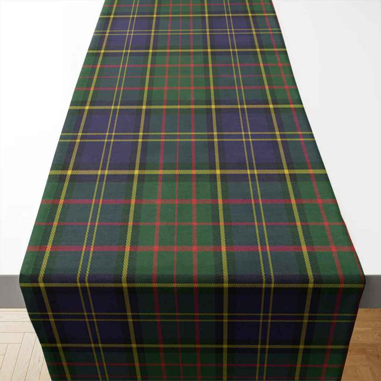 Clan Clan MacMillan Hunting Modern Tartan Table Runner Cotton CP78 MacMillan Hunting Modern Tartan Tartan Table Runner   
