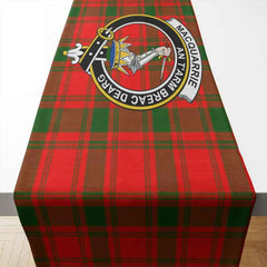 Clan Clan MacQuarrie Tartan Crest Table Runner Cotton YW55 MacQuarrie Tartan Tartan Table Runner   