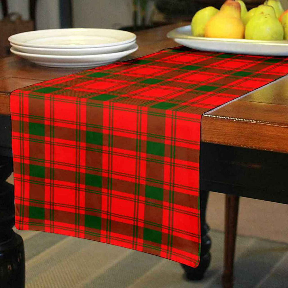 Clan Clan MacQuarrie Modern Tartan Table Runner Cotton HU60 MacQuarrie Modern Tartan Tartan Table Runner   