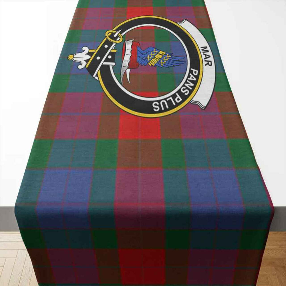 Clan Clan Mar Tartan Crest Table Runner Cotton PZ86 Mar Tartan Tartan Table Runner   