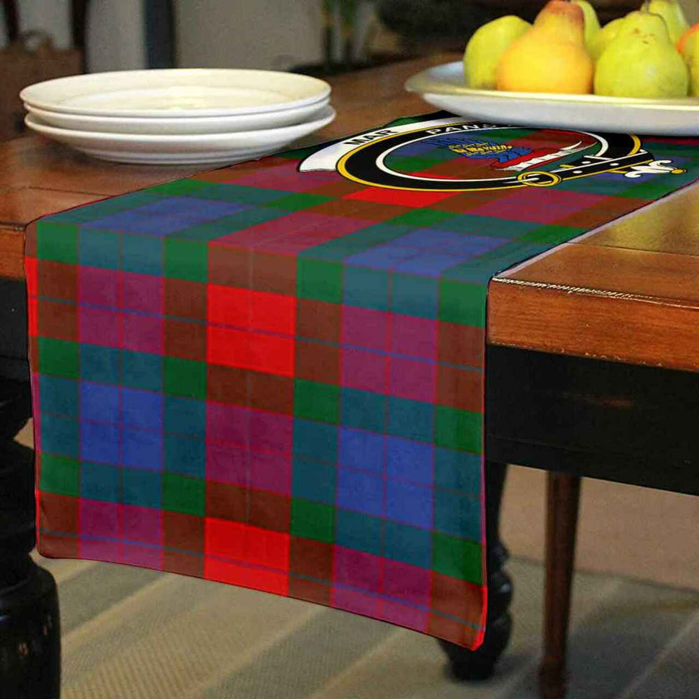 Clan Clan Mar Tartan Crest Table Runner Cotton PZ86 Mar Tartan Tartan Table Runner   
