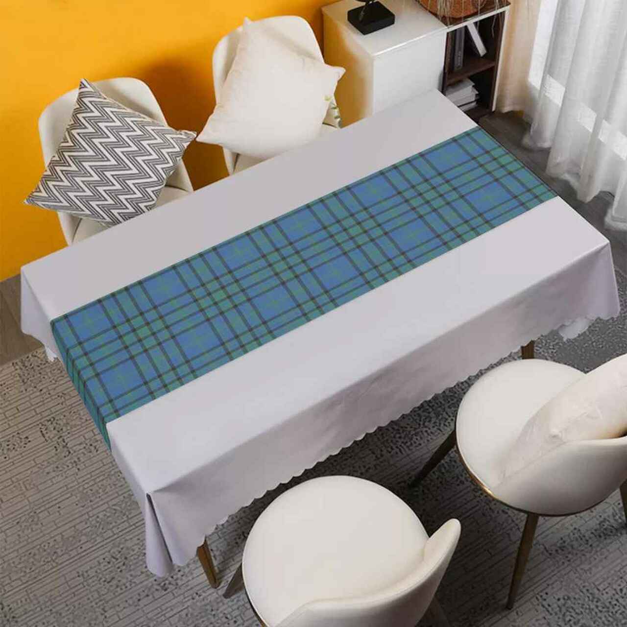 Clan Clan Matheson Hunting Ancient Tartan Table Runner Cotton GM29 Matheson Hunting Ancient Tartan Tartan Table Runner   