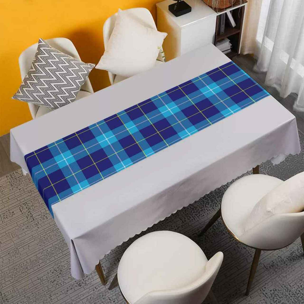 Clan Clan McKerrell Tartan Table Runner Cotton UE98 McKerrell Tartan Tartan Table Runner   
