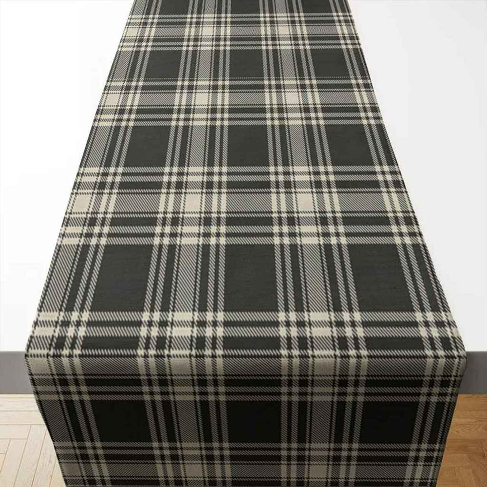 Clan Clan Menzies Black & White Ancient Tartan Table Runner Cotton HN51 Menzies Black & White Ancient Tartan Tartan Table Runner   