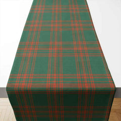 Clan Clan Menzies Green Ancient Tartan Table Runner Cotton OQ54 Menzies Green Ancient Tartan Tartan Table Runner   