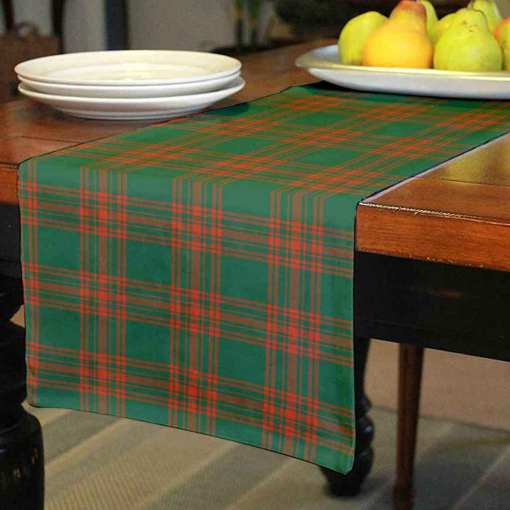 Clan Clan Menzies Green Ancient Tartan Table Runner Cotton OQ54 Menzies Green Ancient Tartan Tartan Table Runner   