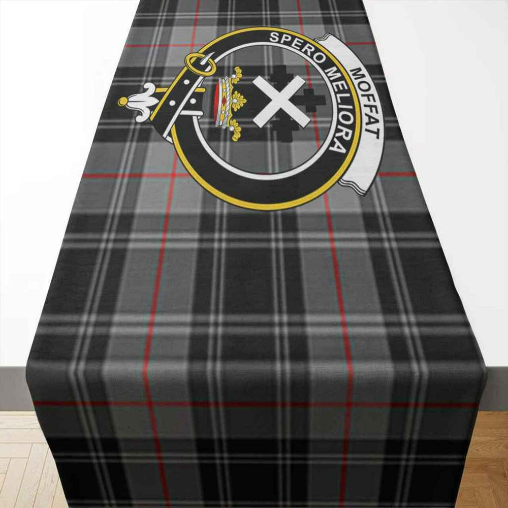 Clan Clan Moffat Tartan Crest Table Runner Cotton QW26 Moffat Tartan Tartan Table Runner   