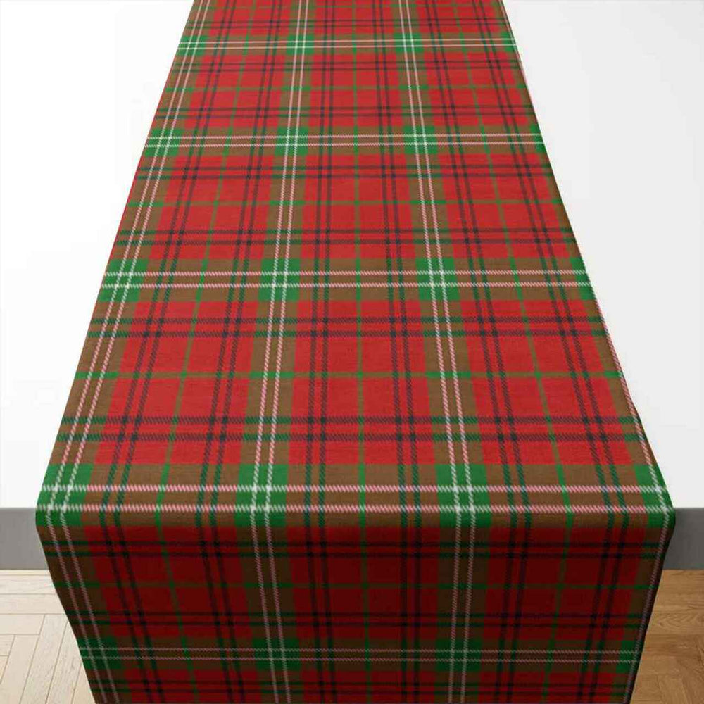 Clan Clan Morrison Red Modern Tartan Table Runner Cotton RG27 Morrison Red Modern Tartan Tartan Table Runner   