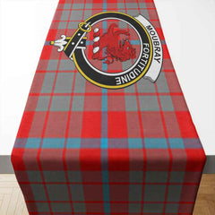 Clan Clan Moubray Tartan Crest Table Runner Cotton QK59 Moubray Tartan Tartan Table Runner   