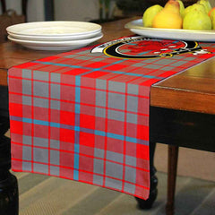 Clan Clan Moubray Tartan Crest Table Runner Cotton QK59 Moubray Tartan Tartan Table Runner   