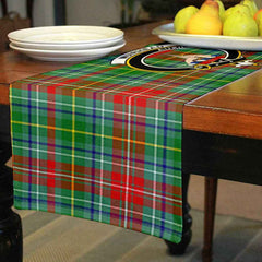 Clan Clan Muirhead Tartan Crest Table Runner Cotton QQ58 Muirhead Tartan Tartan Table Runner   