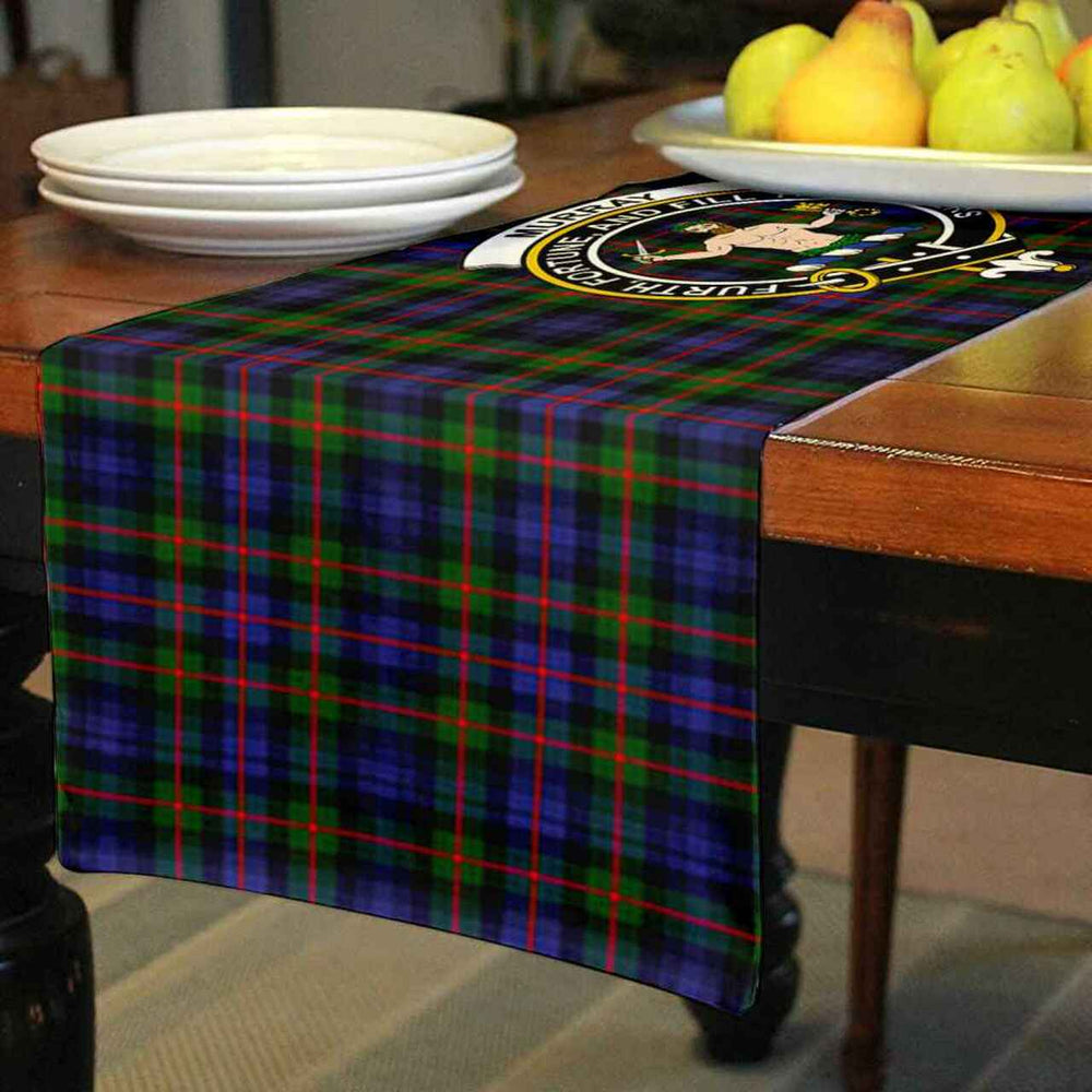 Clan Clan Murray (of Atholl) Tartan Crest Table Runner Cotton SV45 Murray (of Atholl) Tartan Tartan Table Runner   