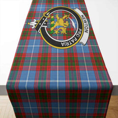 Clan Clan Newton Tartan Crest Table Runner Cotton RM87 Newton Tartan Tartan Table Runner   