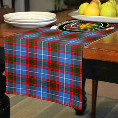 Clan Clan Newton Tartan Crest Table Runner Cotton RM87 Newton Tartan Tartan Table Runner   