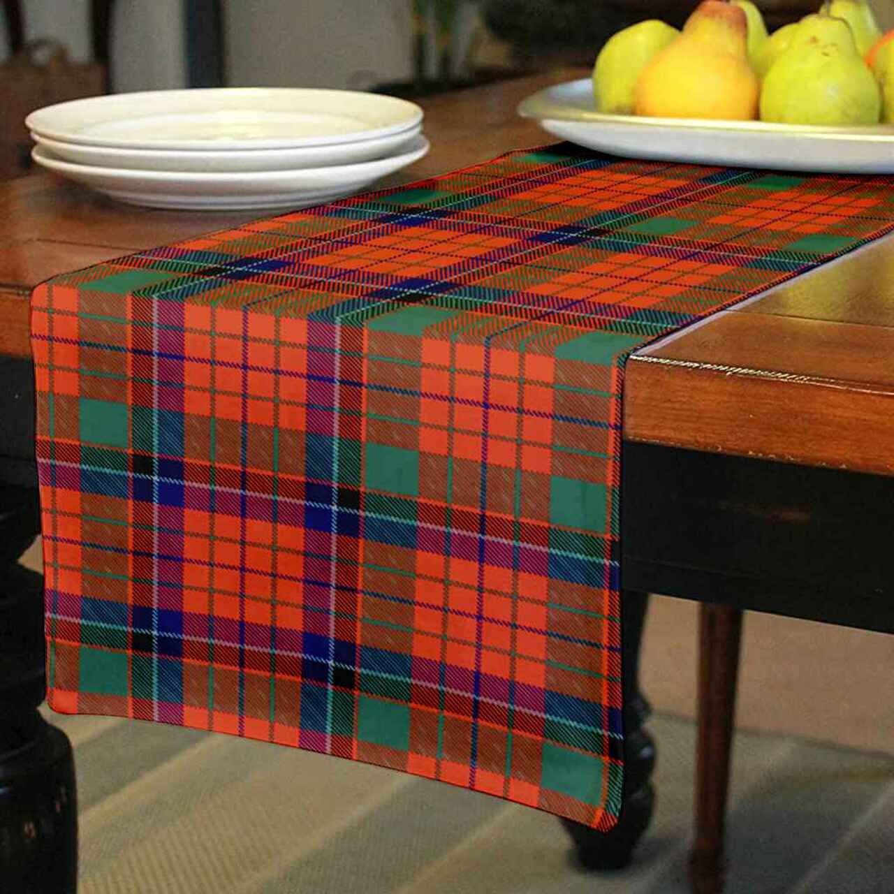 Clan Clan Nicolson Ancient Tartan Table Runner Cotton KF87 Nicolson Ancient Tartan Tartan Table Runner   
