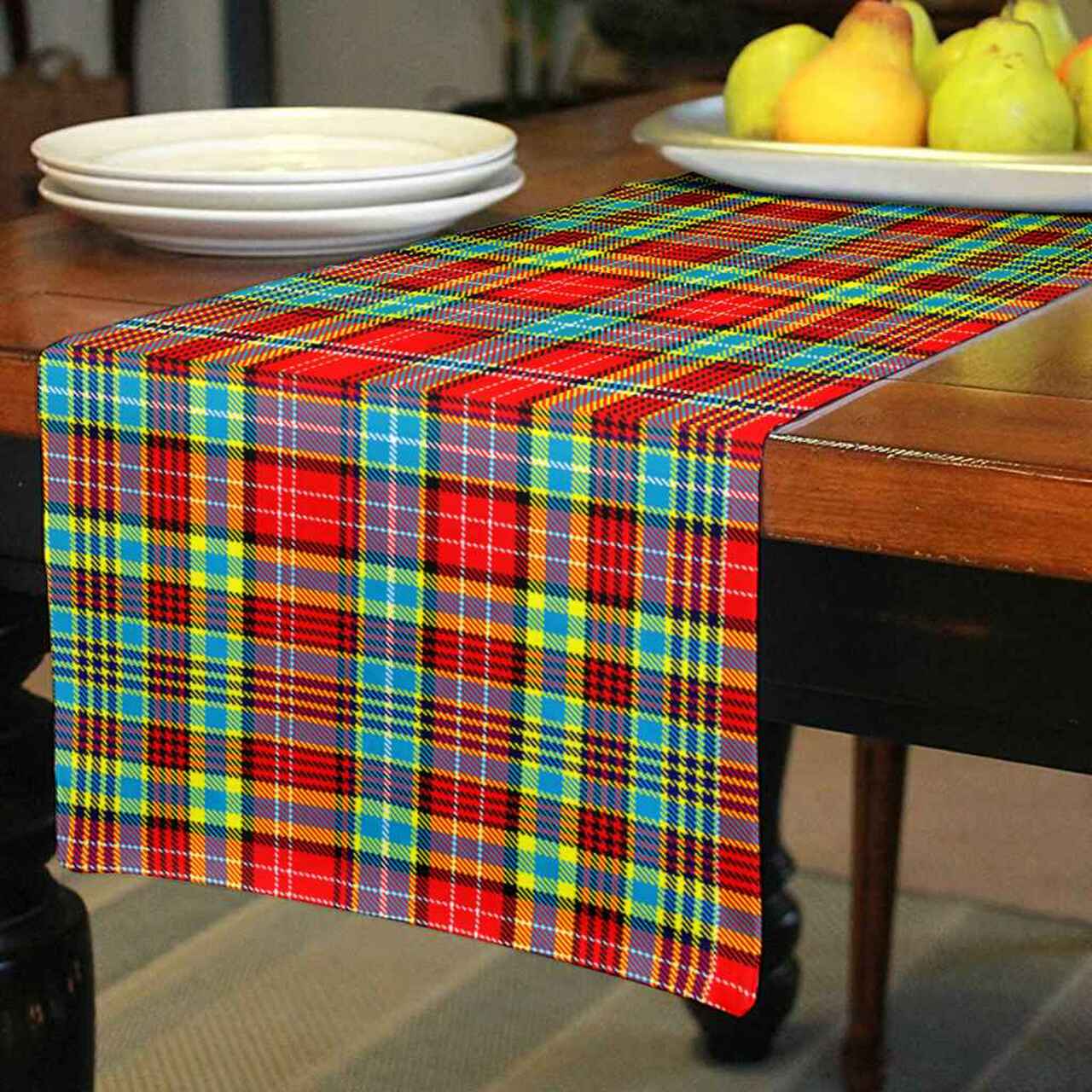 Clan Clan Ogilvie Tartan Table Runner Cotton LS20 Ogilvie Tartan Tartan Table Runner   