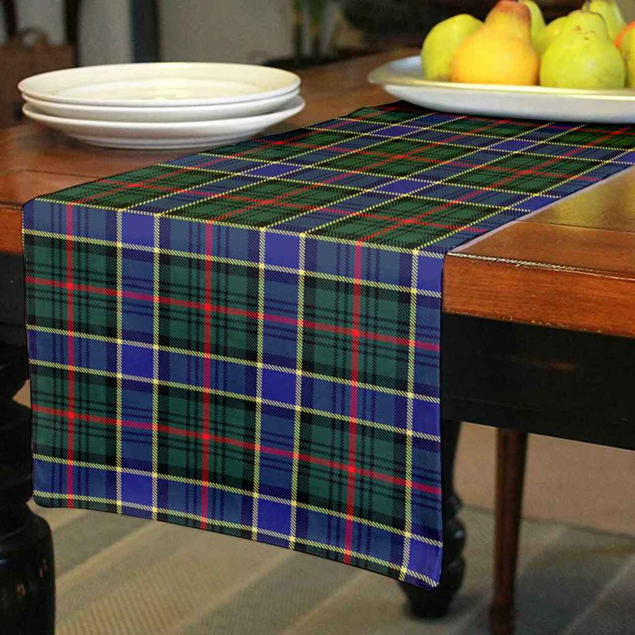 Clan Clan Ogilvie Hunting Modern Tartan Table Runner Cotton OQ12 Ogilvie Hunting Modern Tartan Tartan Table Runner   