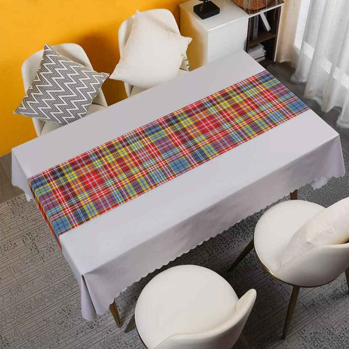 Clan Clan Ogilvie of Airlie Ancient Tartan Table Runner Cotton TP19 Ogilvie of Airlie Ancient Tartan Tartan Table Runner   